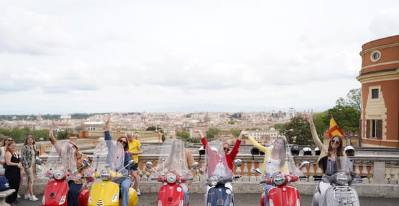 Rome: Photography Service by Vespa Scooter