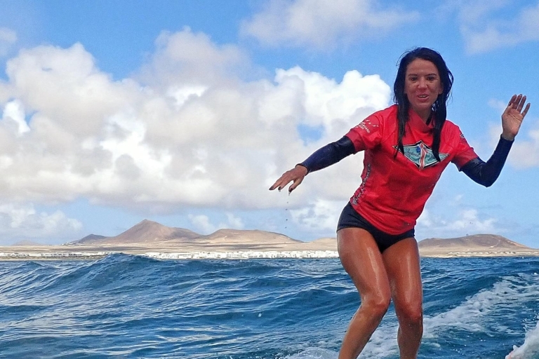 Lanzarote: Longboard-Surfkurs am Strand von Famara für alle Niveaus