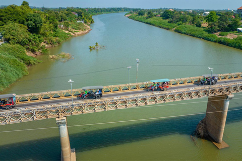 Phnom Penh: Silk Island & Evening Foodie Full Day Tour Haft-Day Tour: Silk Island + English Guide