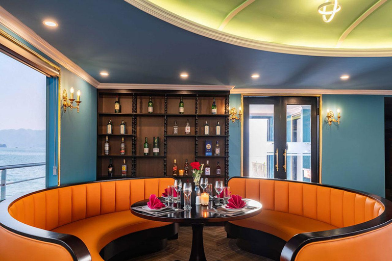 Hanoi: Aurora Halong Day Cruise - Lunch, Kayak, Swim, Cave from Halong: Cruise with Buffet, Kayaking (No transfer)