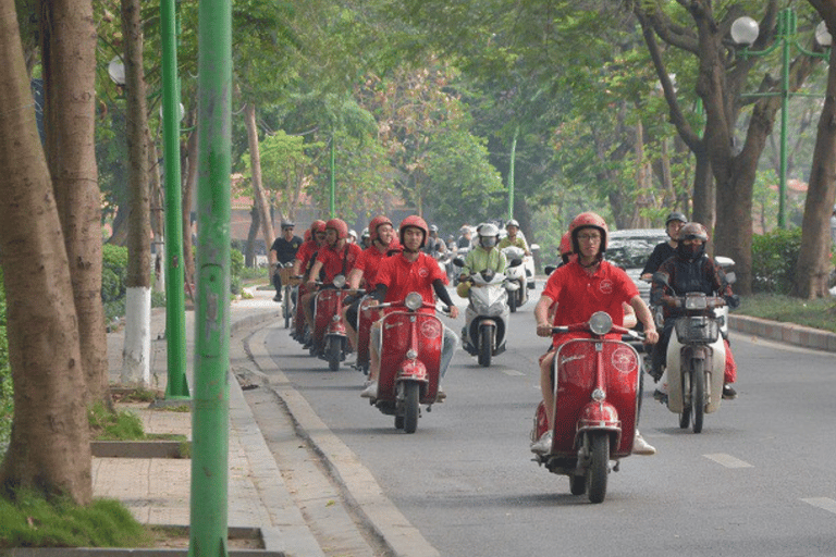 Hanoi Vintage Vespa City Tours Small Group Tour