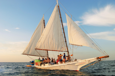 Dia Premium de vela, mergulho com snorkel e caiaque com almoço