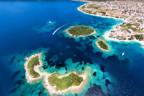 Vanuit Durres : Dagtocht Blauw oog, Ksamil en kasteel Lekursi