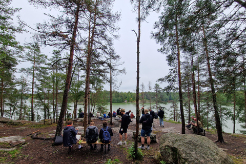 Helsinki: Guided Nature Experience with Campfire and Meal Private Experience from Helsinki