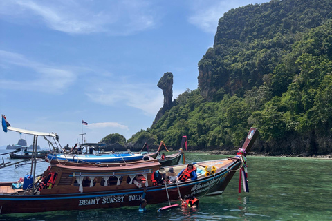 Krabi Classic 4-Island Tour with Snorkeling & Hotel Pickup Speedboat 4-Island Tour–（Excludes Post-Sun Care Spa）