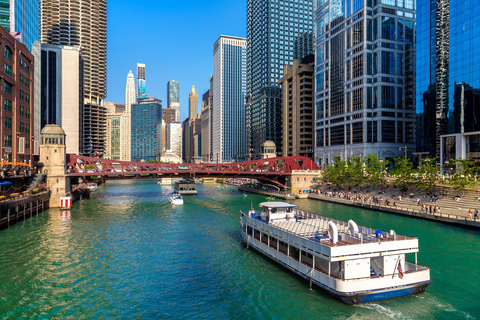 Chicago: Tour a pie de Historia y Arquitectura con tour en barco