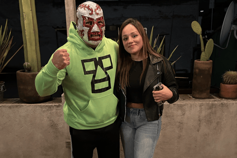 Unglaubliches Lucha libre-Meet&amp;Greet, Unbegrenzte Getränke und EssenAmazing Lucha libre - Meet&amp;Greet, Unlimited Drinks and food