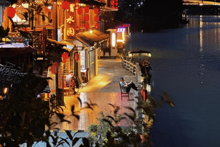 Twilight Zhujiajiao: Scenery, Sunset, and Lantern Lights