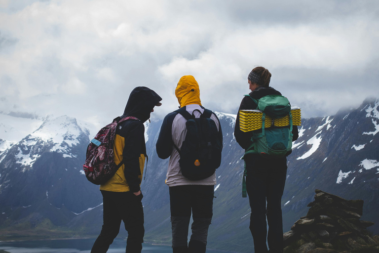 特罗姆瑟：弗洛伊山徒步导览之旅，欣赏壮丽景色Tromsø: Private Guided Hike to Mount Fløya (Snacks &amp; Drinks)