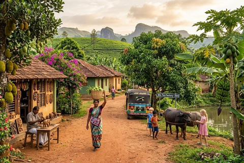 From Kandy: Private Pinnawla & Sri Lankan Village Experience