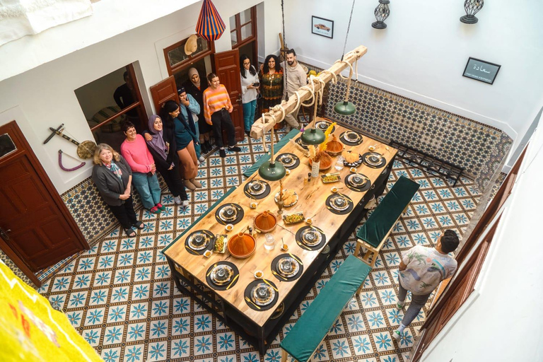 Matlagningskurs i marockansk mat med en lokal kock i Marrakech
