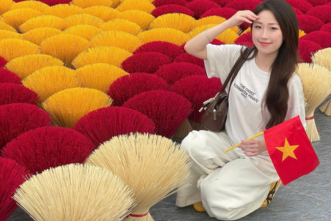 Hanoi: Incense Village & Conical Hat or Knife-Making Village Hanoi Incense Village, Conical Hat , NO LUNCH - SMALL GROUP