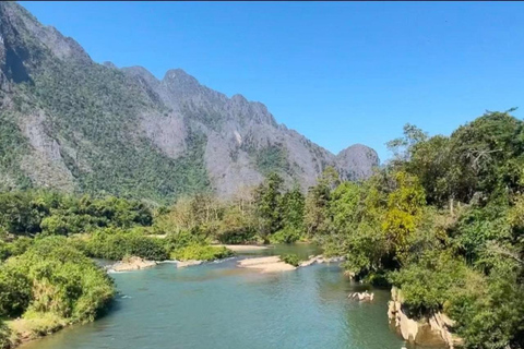 Vang Vieng: Full-Day Jungle Trek, Cave & Waterfall Tour