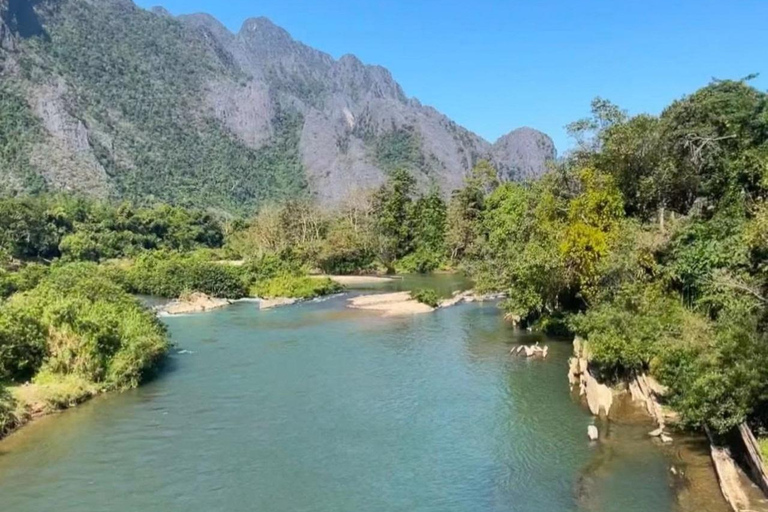 Vang Vieng: Full-Day Jungle Trek, Cave & Waterfall Tour