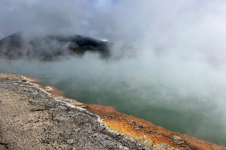 Von Rotorua WAI-O-TAPU + Lady Knox Geysir + Mud Pool Combo