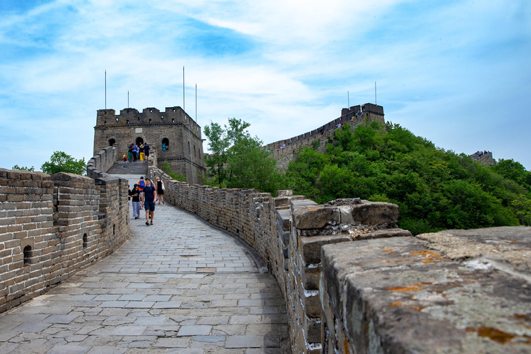 Peking Mutianyu Great Wall Busstur Med Tillval-【Busda-eMutianyu +Sommarpalatset Med biljett 7:30