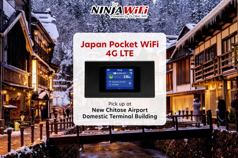 Sapporo, Japan: Mobile Wi-Fi - New Chitose Domestic 30 Day Rental