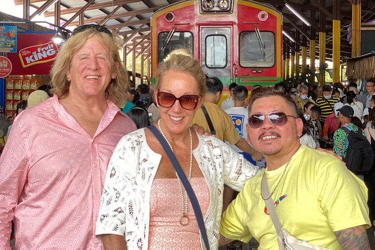 Bangkok: Iconic Floating Markets and Train Market Tour