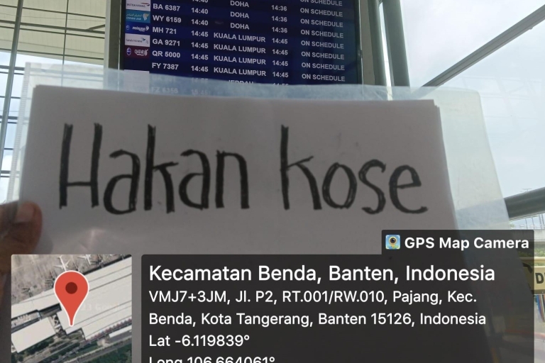 Jakarta: Privater Transfer vom Flughafen Soekarno Hattavom Flughafen Soekarno Hatta ins Stadtzentrum