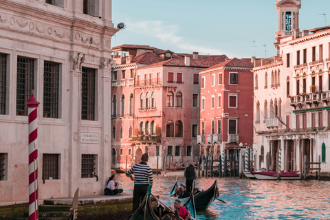 Grand Canal Private Gondola Tour with Chilled Prosecco