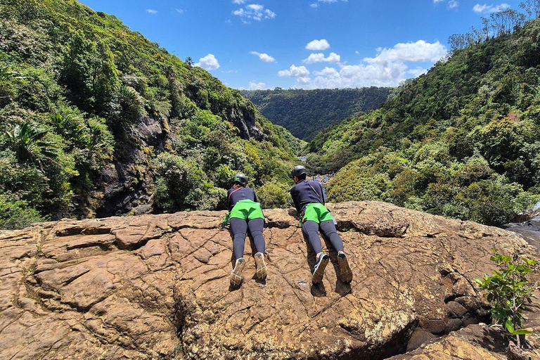 Seven Waterfalls Abseiling and Canyoning Guided Experience