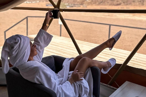 Amman: 2-Day VIP Wadi Rum Martian Tent & 4*4 & Petra Tour