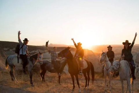 Cappadocia: Sunset Horseback Riding Tour with Transfer