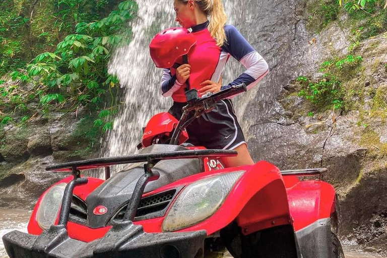 Ubud: Kuber single ATV Quad Adventure with Waterfall Track