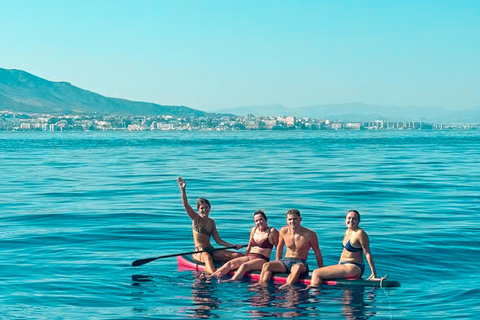 Benalmádena Catamaran Sightseeing Tour: Tapas Food Tasting, Drinks, Swimming & Dolphins Benalmádena Catamaran Tour: Tapas Tasting, Drinks, Swimming, and Dolphins