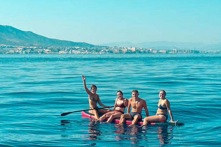 Benalmádena Catamaran Sightseeing Tour: Tapas Food Tasting, Drinks, Swimming & Dolphins Benalmádena Catamaran Tour: Tapas Tasting, Drinks, Swimming, and Dolphins