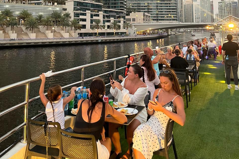 Dubai Marina Dinner Cruise with Buffet & Live Entertainment