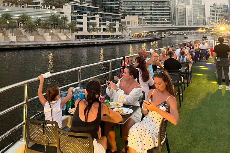 Dubai Marina Dinner Cruise with Buffet & Live Entertainment