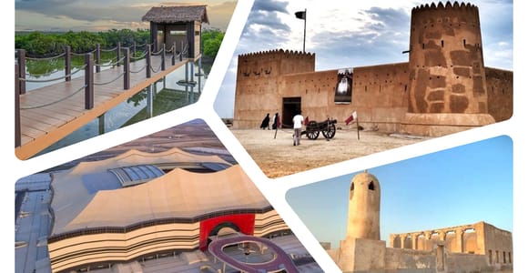 North Qatar: Purple Island, Al Zubarah Fort & Mangroves Tour