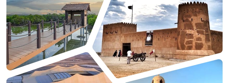 Nord du Qatar : Visite de l'île Purple, du fort d'Al Zubarah et des mangroves