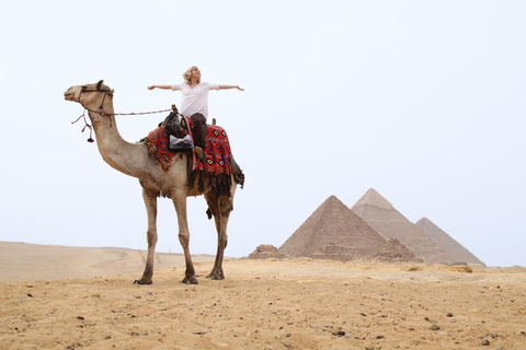 Hurghada to Cairo: Pyramids & Museum for First-Time Visitors Option 2 - The Grand Egyptian Museum (GEM) and Giza Pyramids