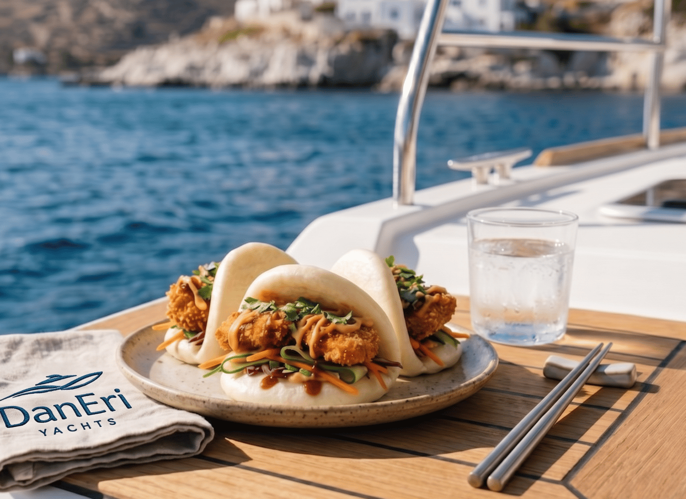 Hersonissos: Luksus katamarantur ved solnedgang med sushi og fri bar