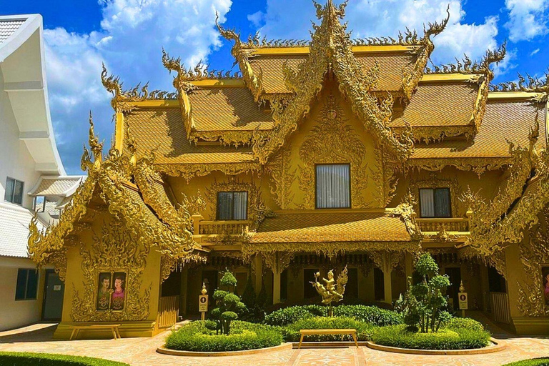 Chiang Mai: Chiang Rai tempel, Gyllene triangeln &amp; båttur