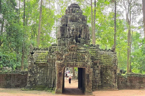 Siem Reap: Private Angkor Wat Tuk-Tuk Tour (English Driver) 5-8 Hours: Angkor Wat - Top 3 Temples & More (Flex-Start)