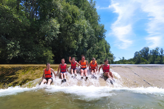 Canoeing in Lucca