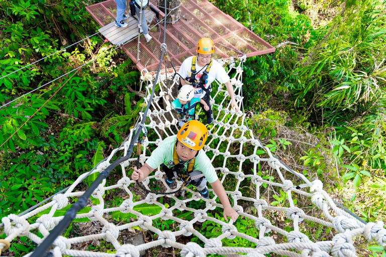 Phuket: Tirolina Volando más Alto que un Halcón con Opción ATVZipline 18 Sólo plataforma