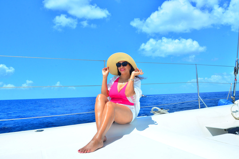 Santo Domingo - Punta Cana: Saona Island Tour Lunch & Drinks Santo Domingo: Saona Island Catamaran/SpeedBoat and Lunch