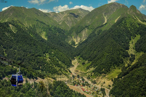 Depuis Shamakhi : Excursion d&#039;une journée à Gabala, Tufandag et au lac Nohur