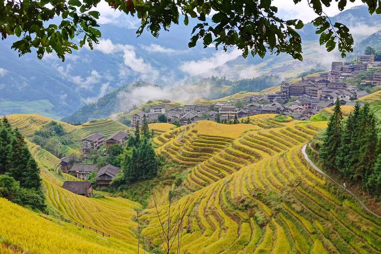 Longji Rice Terraces Easy Exploration Tour by Golf Cart