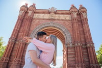 Barcelona, ​​privé -fotoshoot bij Arc de Triomf - Housity