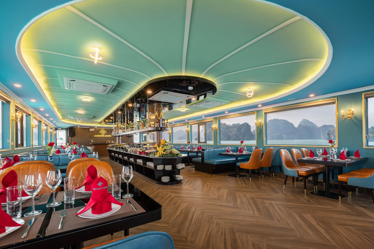 From Hanoi: Halong Bay Day Cruise with Kayak, Cave & Swim Halong Bay Day Cruise from Halong Port (No Transfer)