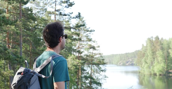 Von Helsinki aus: Wandertour mit Essen im Nuuksio-Nationalpark