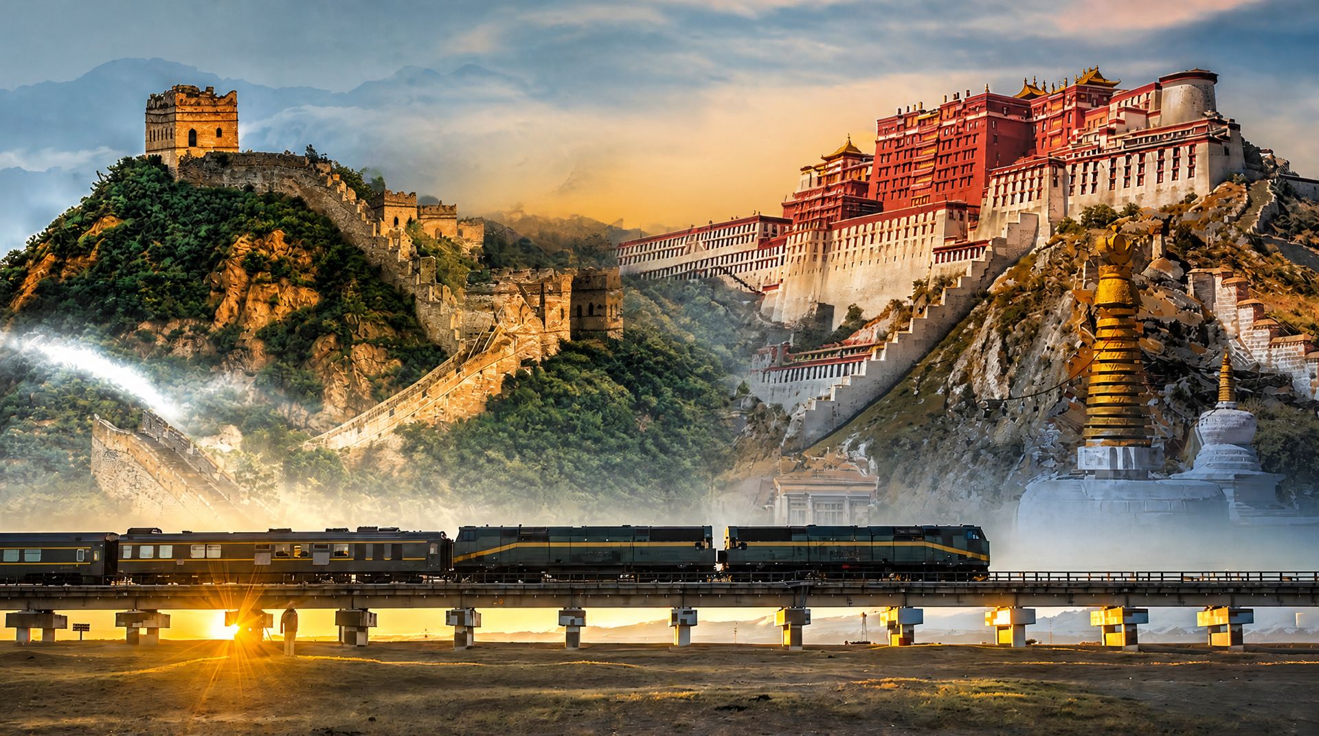 Peking, Xi'an und Tibet: 11-tägige Zugfahrt