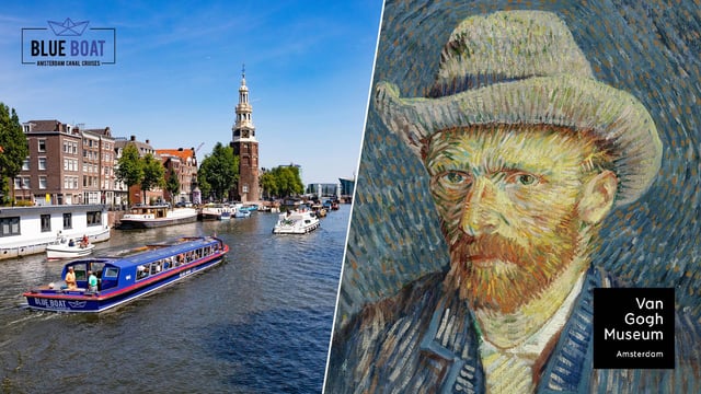 Amsterdam: Museo Van Gogh e crociera sui canali di 75 minuti