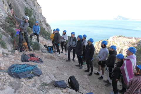 Climbing baptism in Alicante