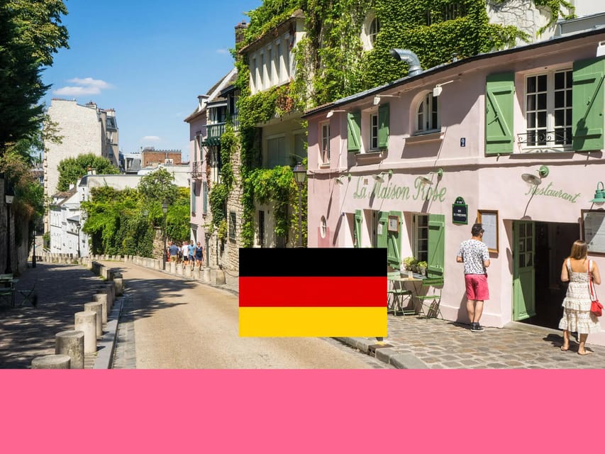 Paris Montmartre : visite guidée de 2 heures en allemand